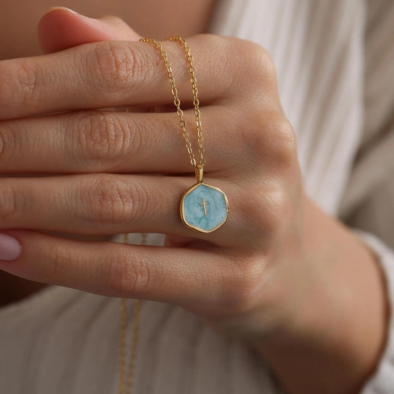 Golden Cross Pendant